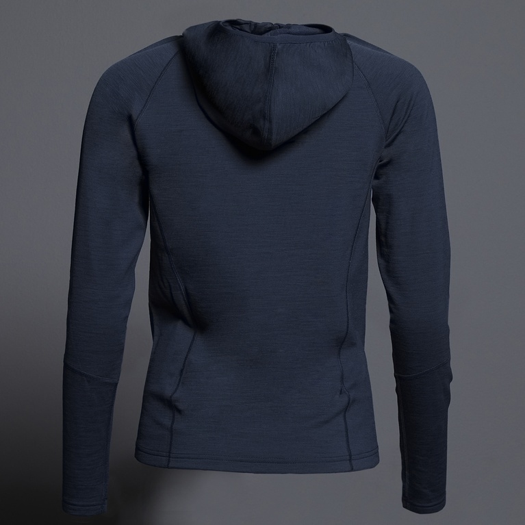 "LUNDHAGS" TIVED MERINO HOODIE W "LUNDHAGS" TIVED MERINO HOODIE W